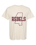 Mississippi Rebels T-Shirt (Cream)