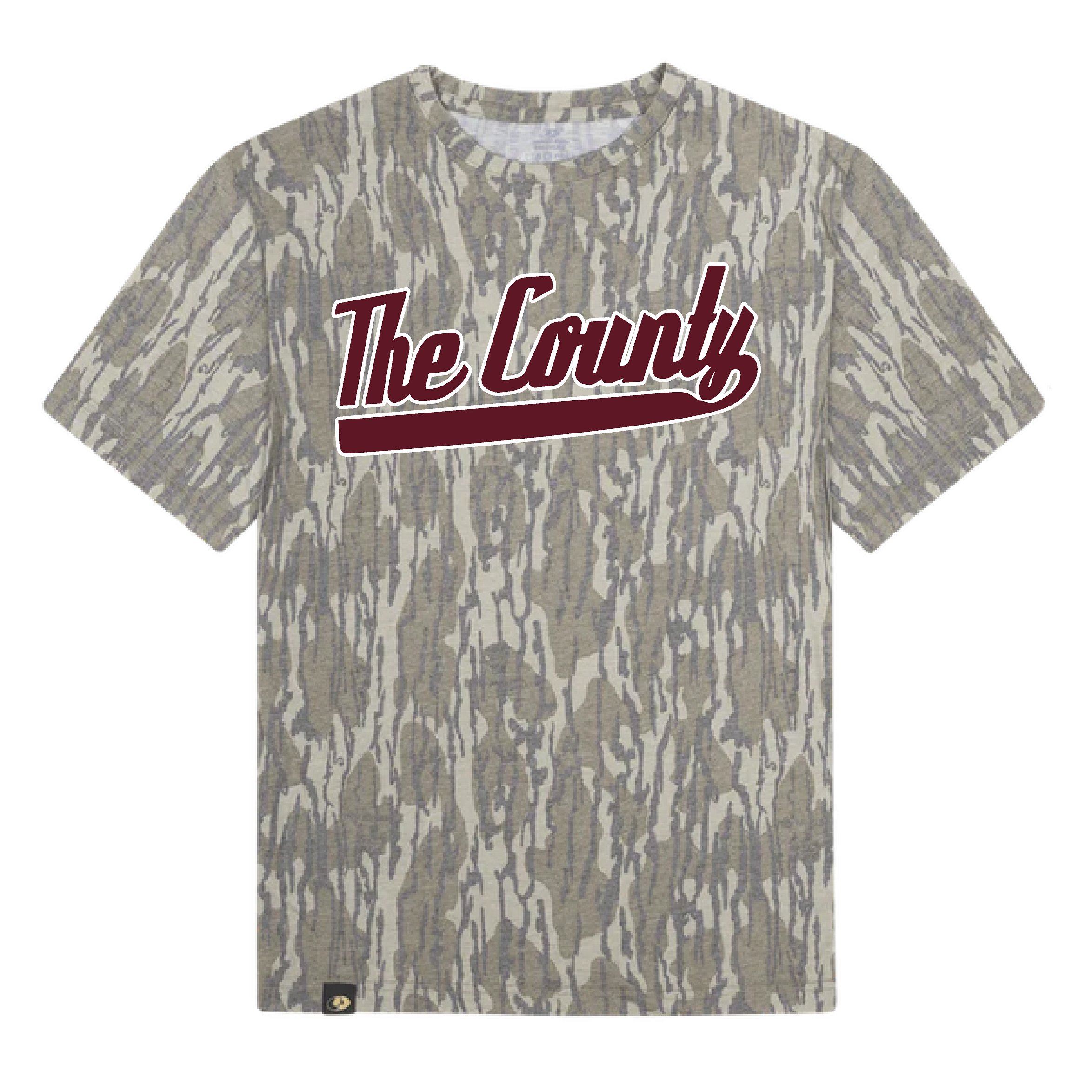 The County Mossy Oak Faded Camo Tee