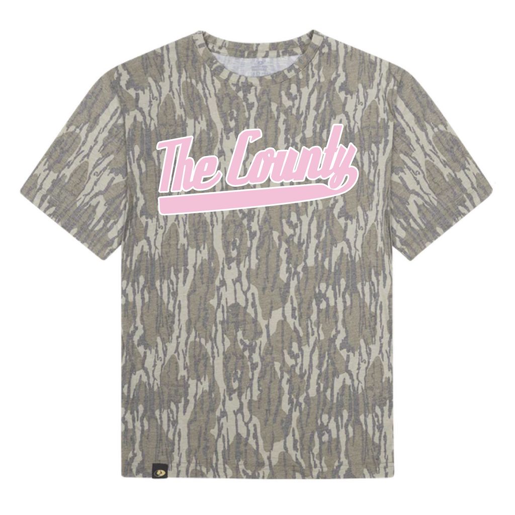 The County Mossy Oak Faded Camo Tee