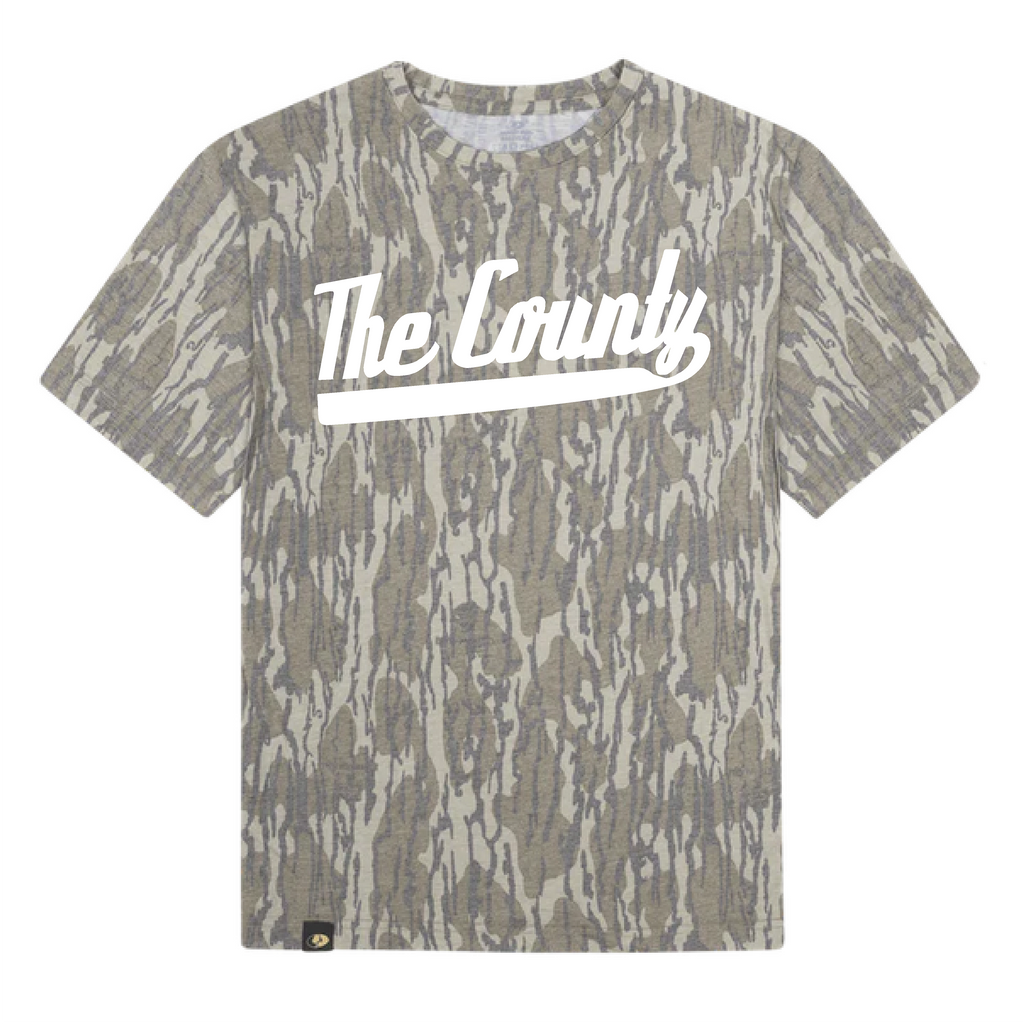 The County Mossy Oak Faded Camo Tee