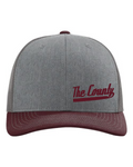 The County Small Logo Snapback Hat (Grey/Maroon)