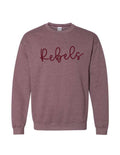Rebels Script Crewneck Sweatshirt