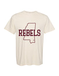 Mississippi Rebels T-Shirt (Ivory)
