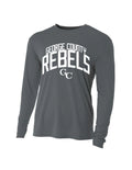George County Rebels Arch Performance Long Sleeve Shirt (Graphite)