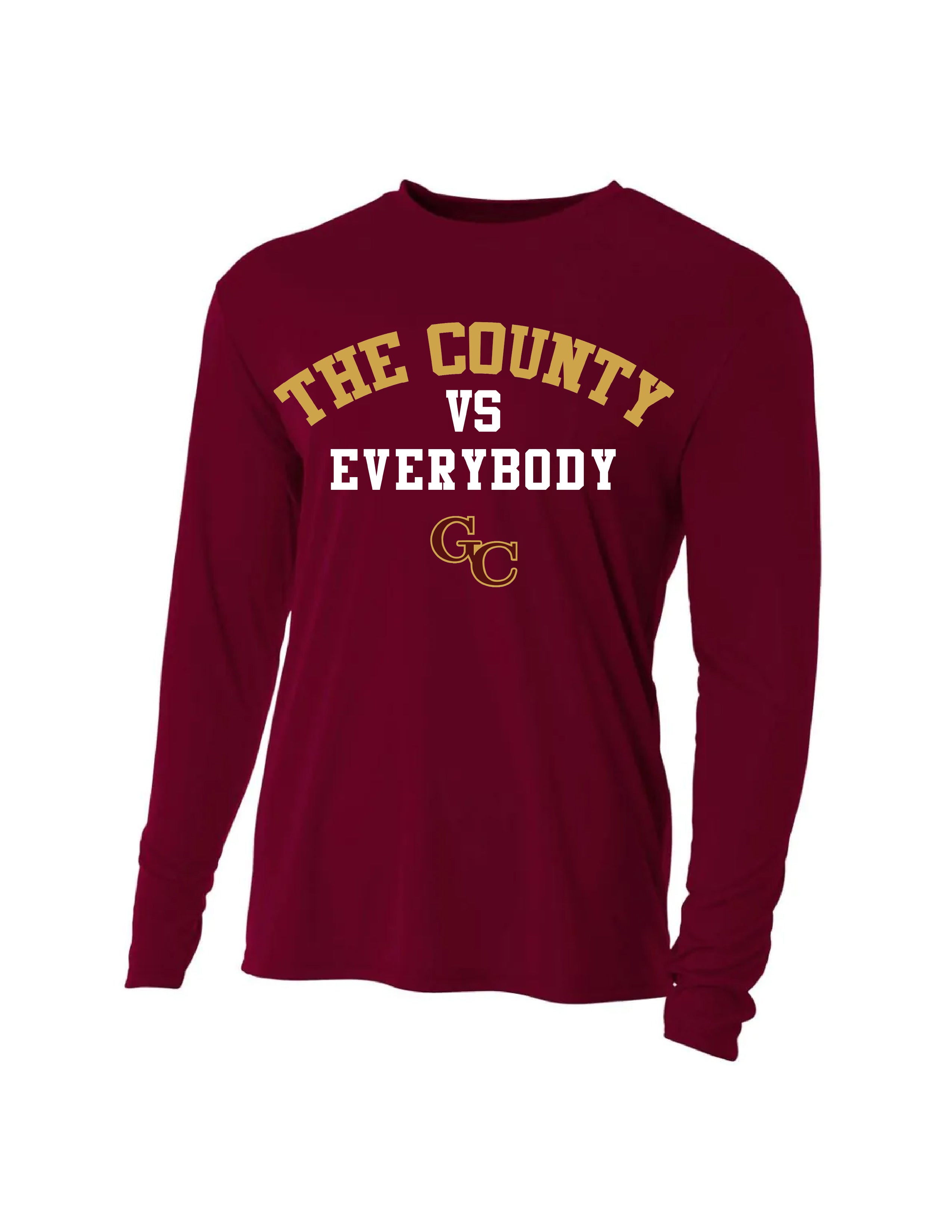 The County vs Everybody Dryfit Long Sleeve Shirt