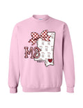 MS Rebels Pink Graphic Sweatshirt