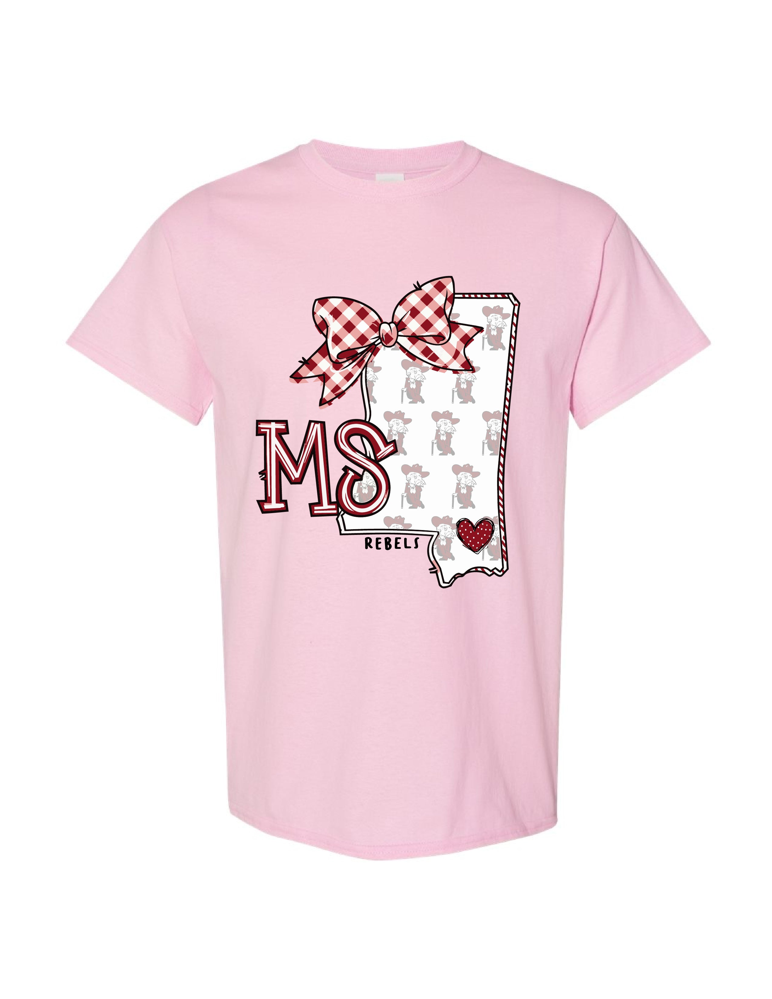 MS Rebels Pink Graphic Tee