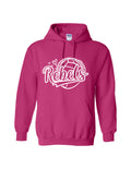 Hot pink Rebels volleyball hoodie