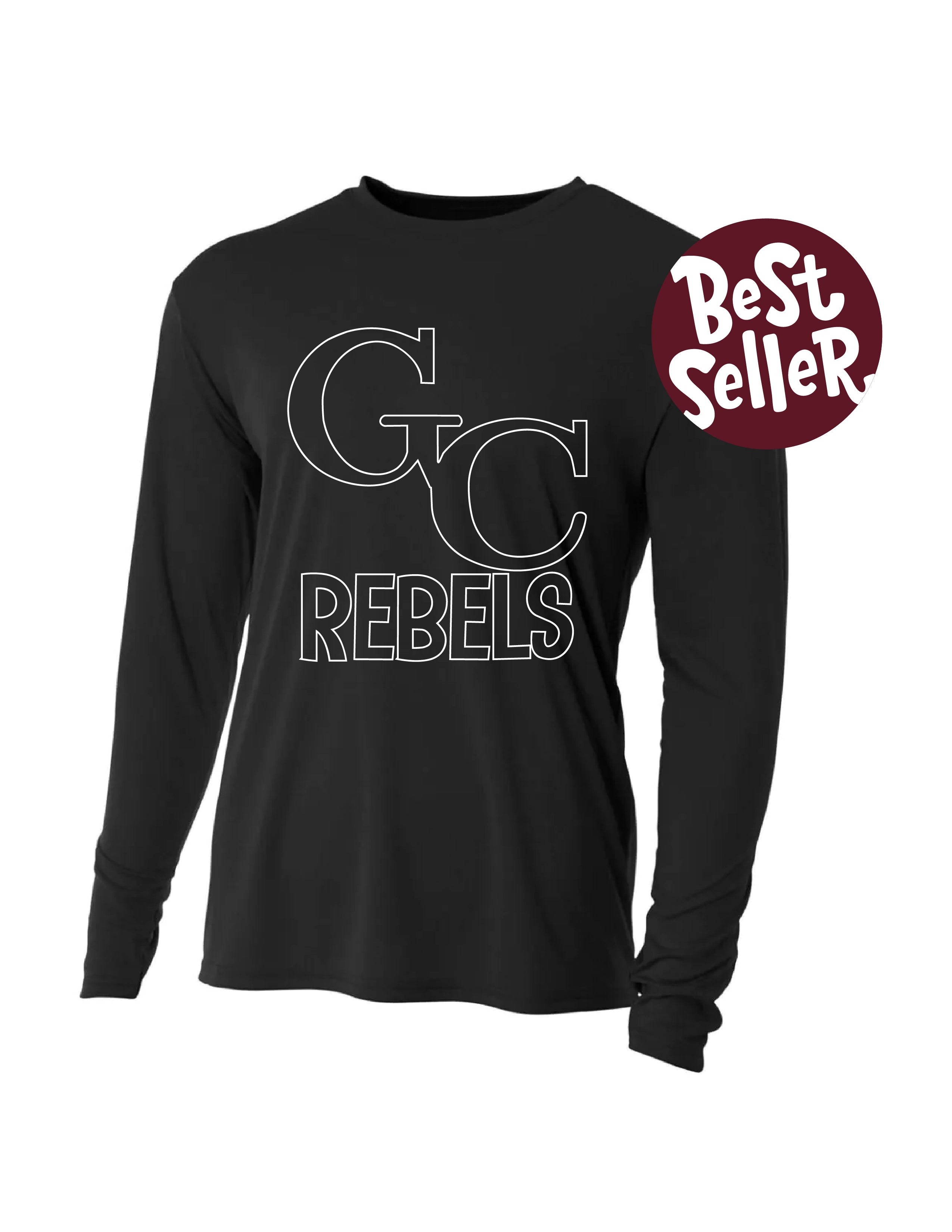 GC Rebels Blackout Performance Long Sleeve Shirt
