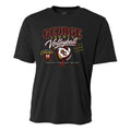 Rebels Script Volleyball Tee - Black Dryfit