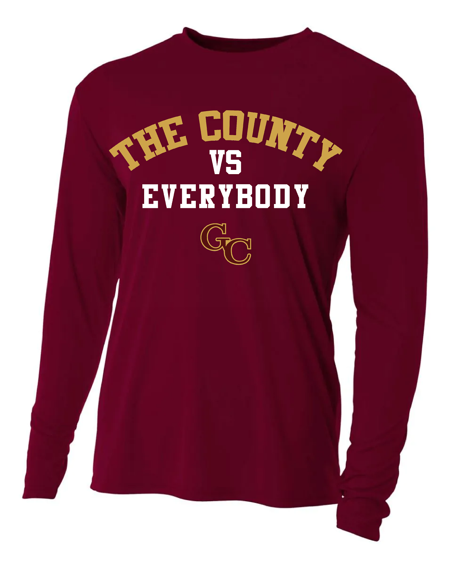 The County vs Everybody Dryfit Long Sleeve Shirt